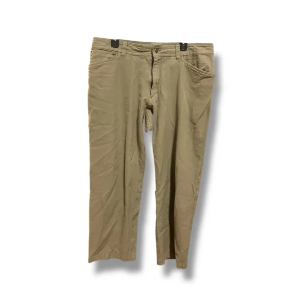 Men's Ibex Olive Chino Pants 38 - Picture 3 of 7
